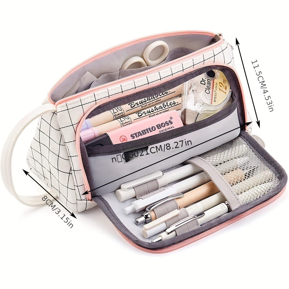 Large-Capacity Stylish Pencil Case - Perfect and Cute for Students, Back to School Organizer