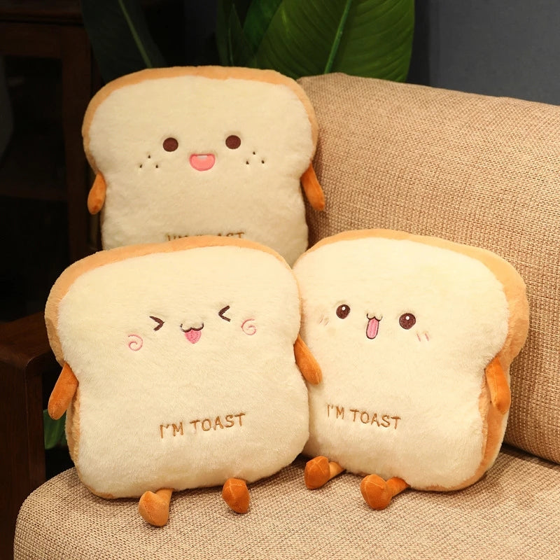 16"/40cm Cute Plush Bread Pillow Doll