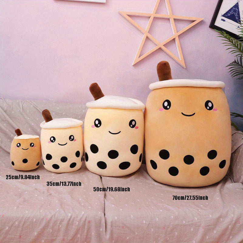 Cute Plush Pillow Cushion for Home Decor - Fruit, Milk Tea, Coffee
