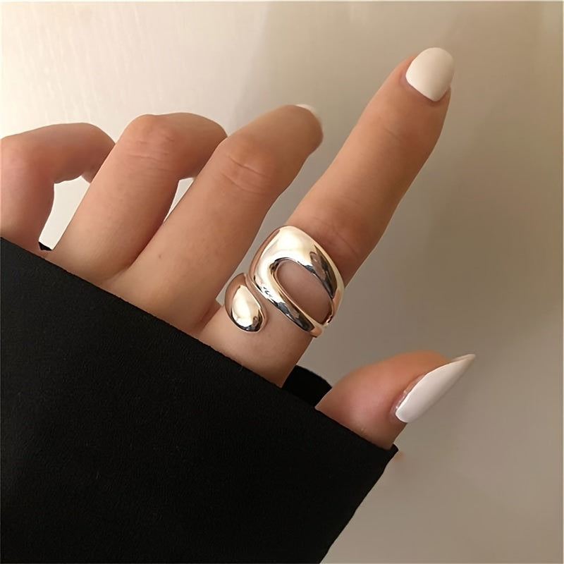 925 Sterling Silver Women's Teardrop Wrap Ring - Elegant, High Quality