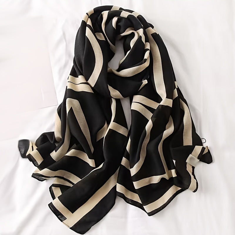 Like Silk Feel Scarf For Women Winter Warm Scarf Shawl Neckerchief Lightweight Shawl Wrap