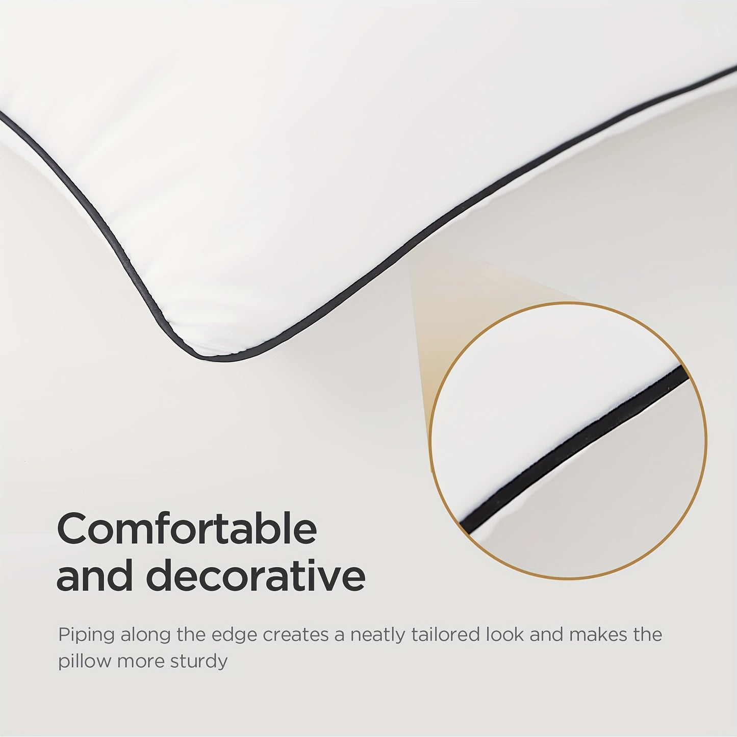 Cooling Bed Pillows For Sleeping, Luxury Hotel Quality 3D Microfiber Filling With Breathable Cover For Side Back And Stomach Sleepers, Queen
