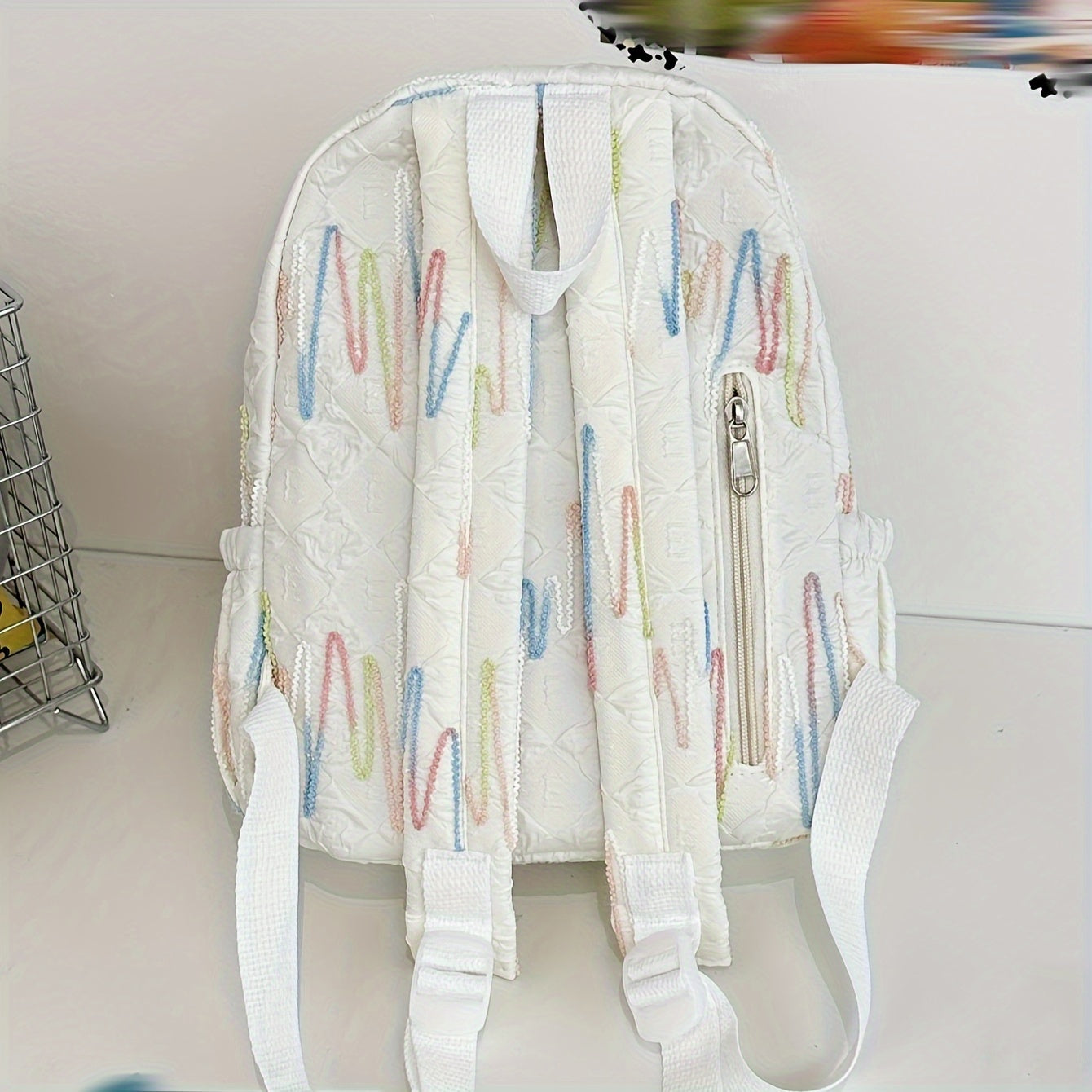 Chic Nylon Backpack for Women - Waterproof, Durable School & Travel Bag with Practical Pockets, Ideal for Teens & College Students