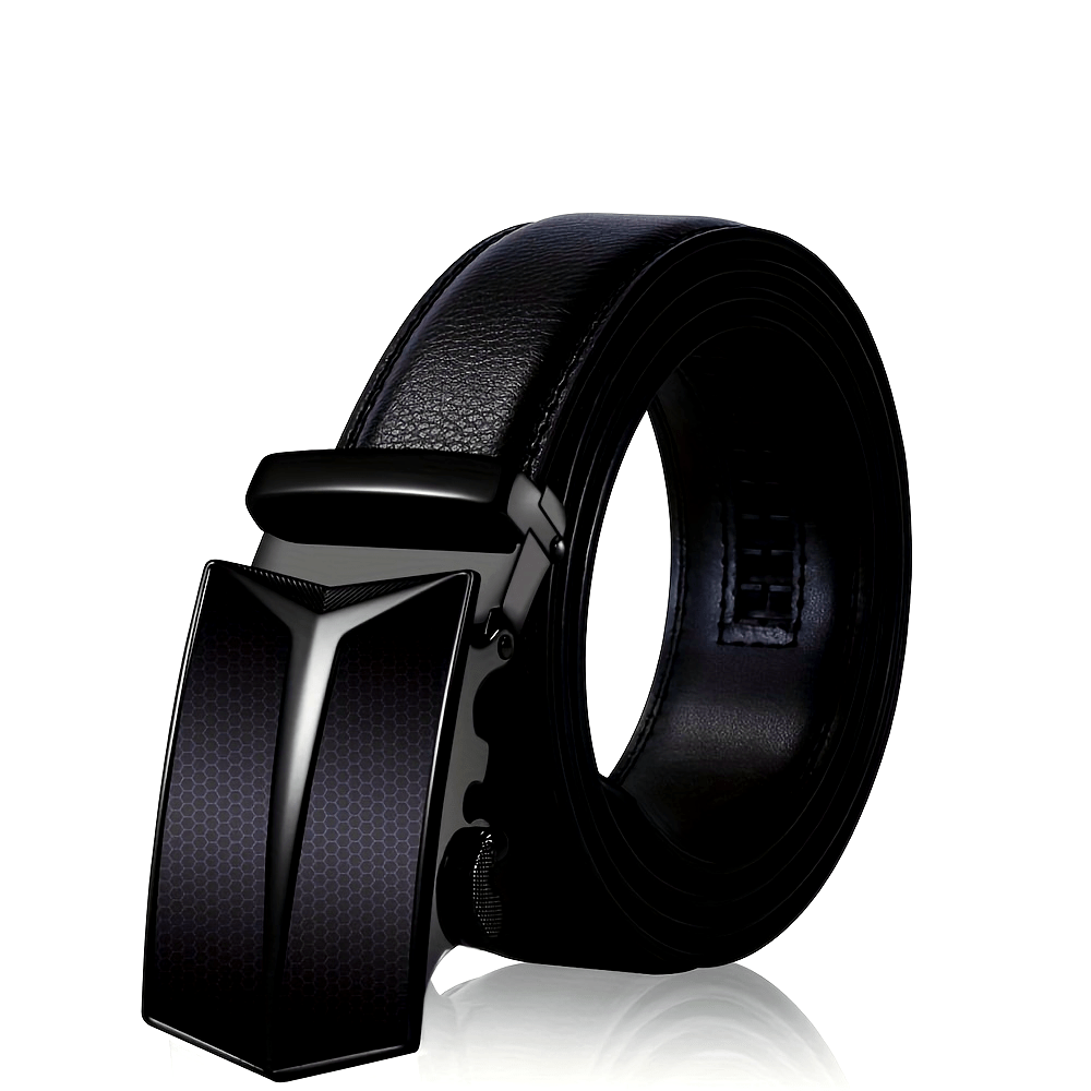 Men's Automatic Belt Genuine Leather Belt Cowhide Business Belt