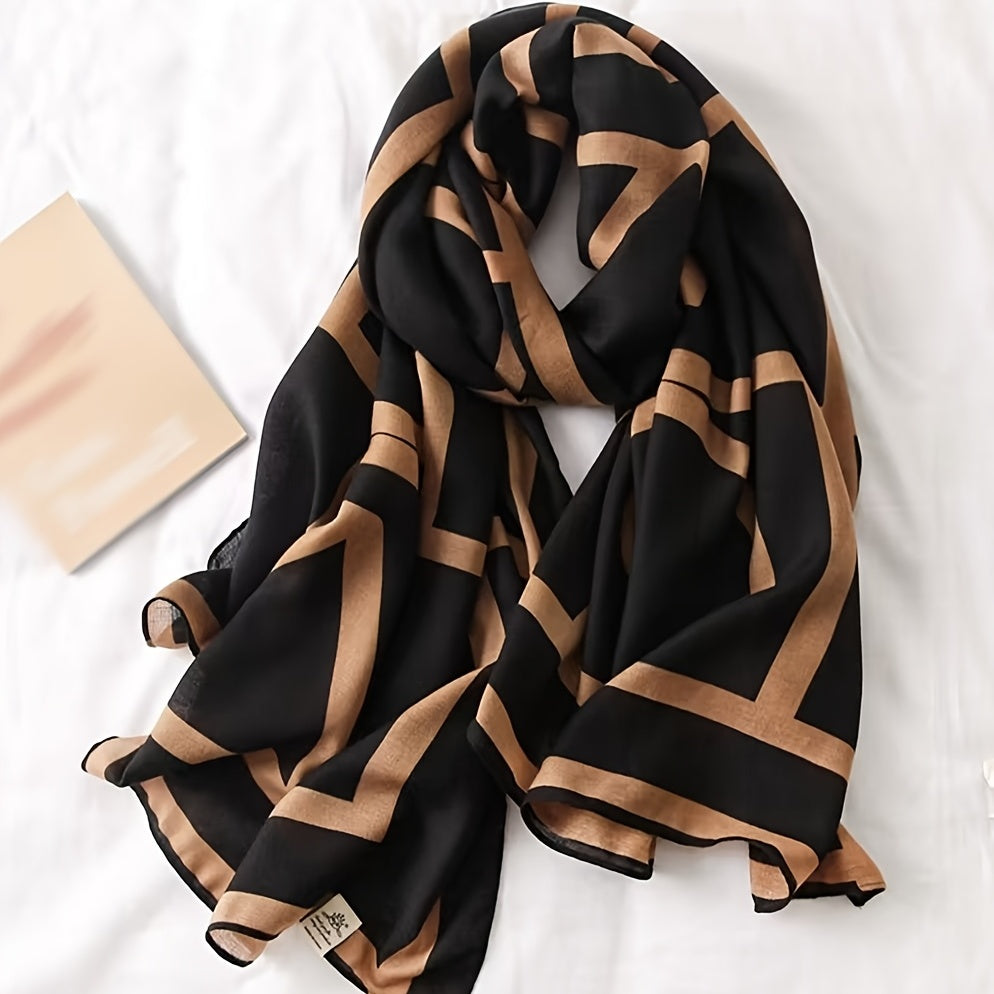 Like Silk Feel Scarf For Women Winter Warm Scarf Shawl Neckerchief Lightweight Shawl Wrap