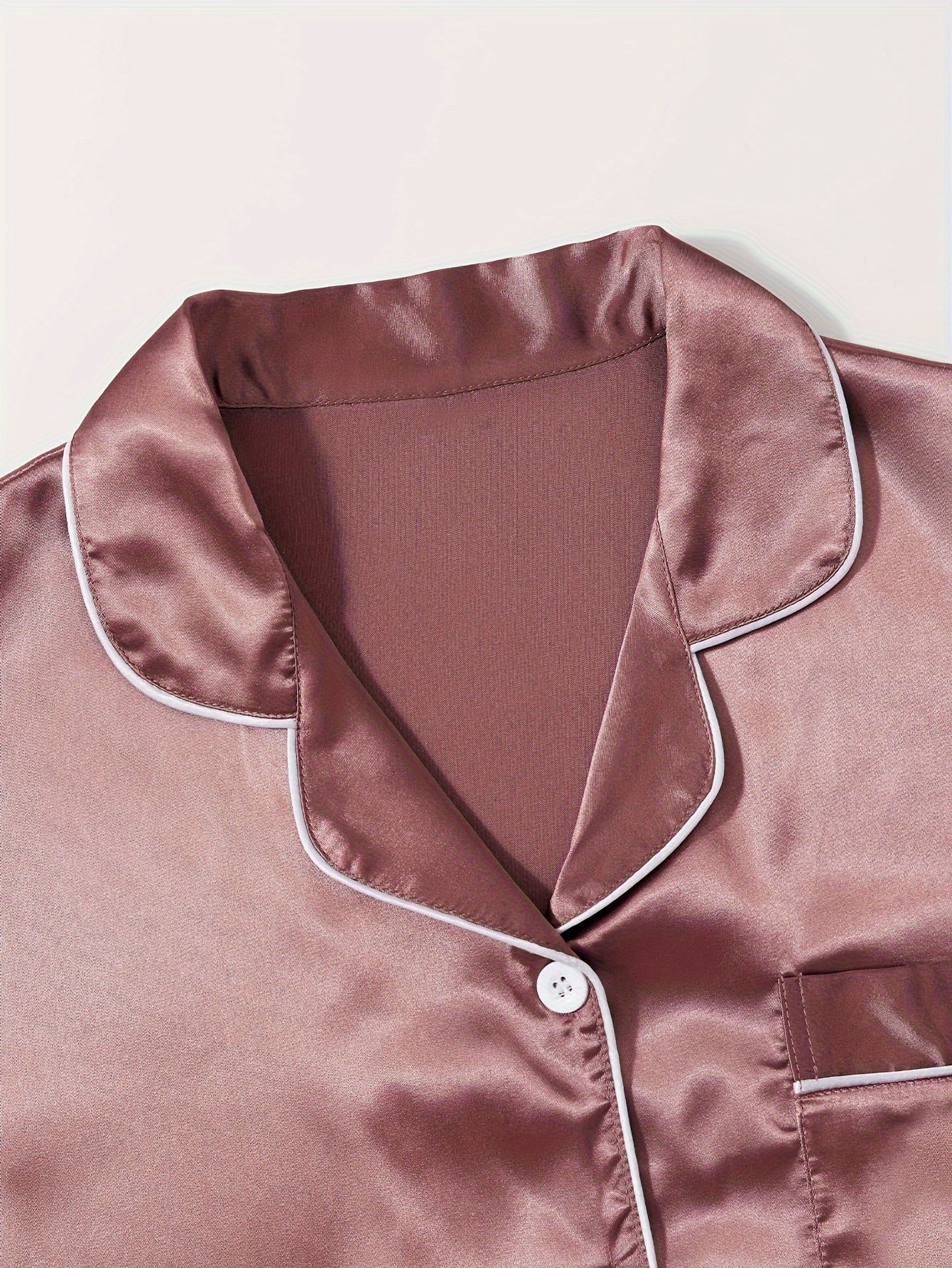 3 sets 2-Piece Women's Sexy Cozy Satin Pajama Set: Short Sleeve Button-Down Top & Shorts, Relaxed Fit, Summer Nightwear