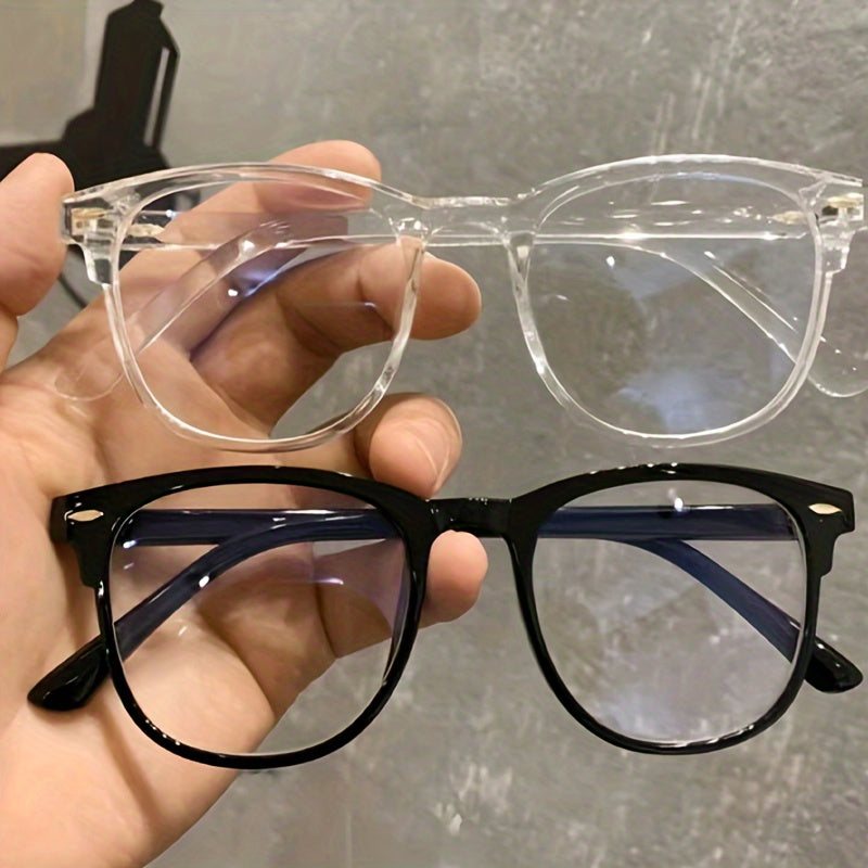 Blue Light Blocking Glasses for Men & Women: Anti-Eye Strain, UV Protection, Clear Lens Eyewear for Computer, Gaming, TV & Phone Use