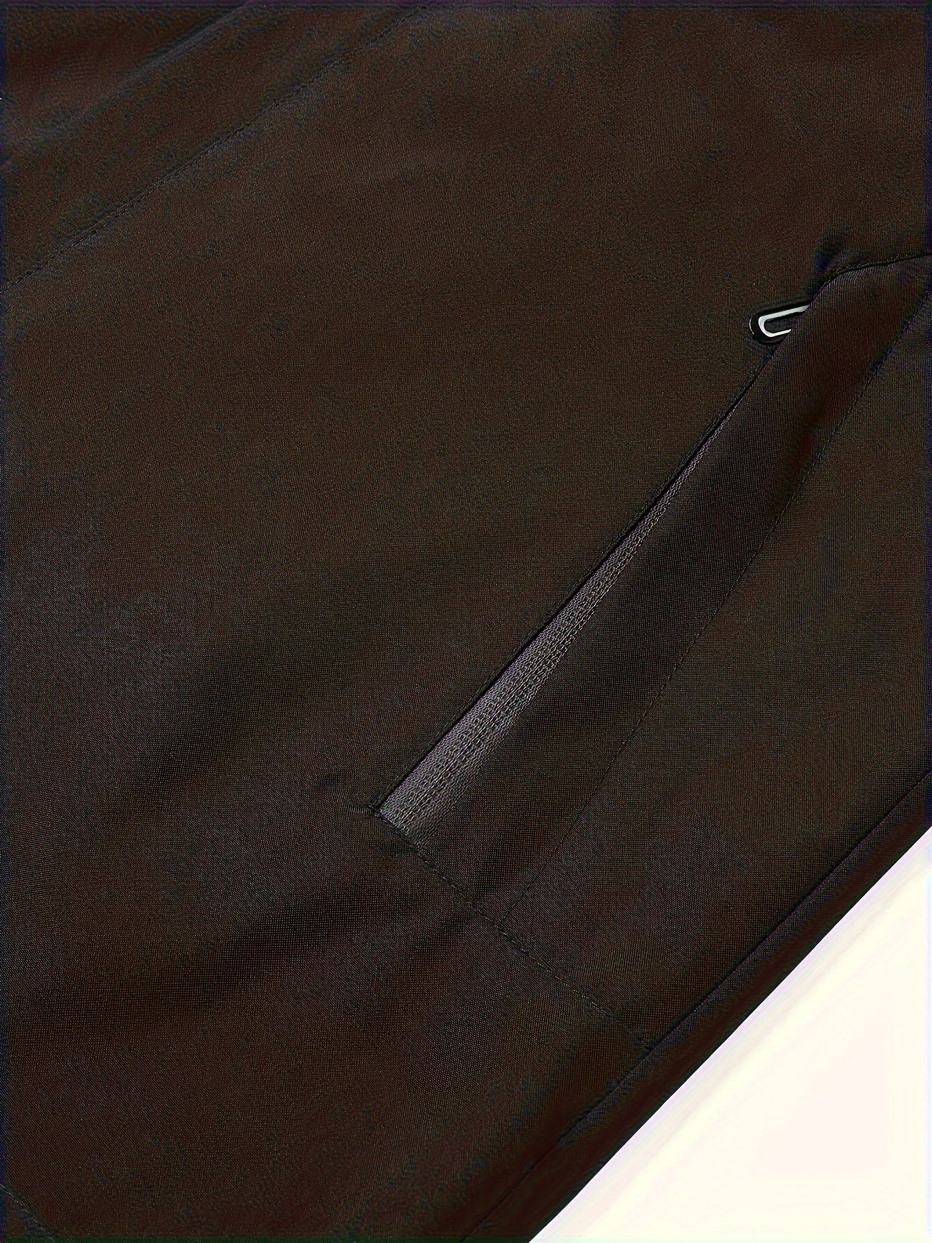 Men's Waterproof Hooded Jacket - Casual Outdoor Windbreaker with Zipper Pockets, Machine Washable