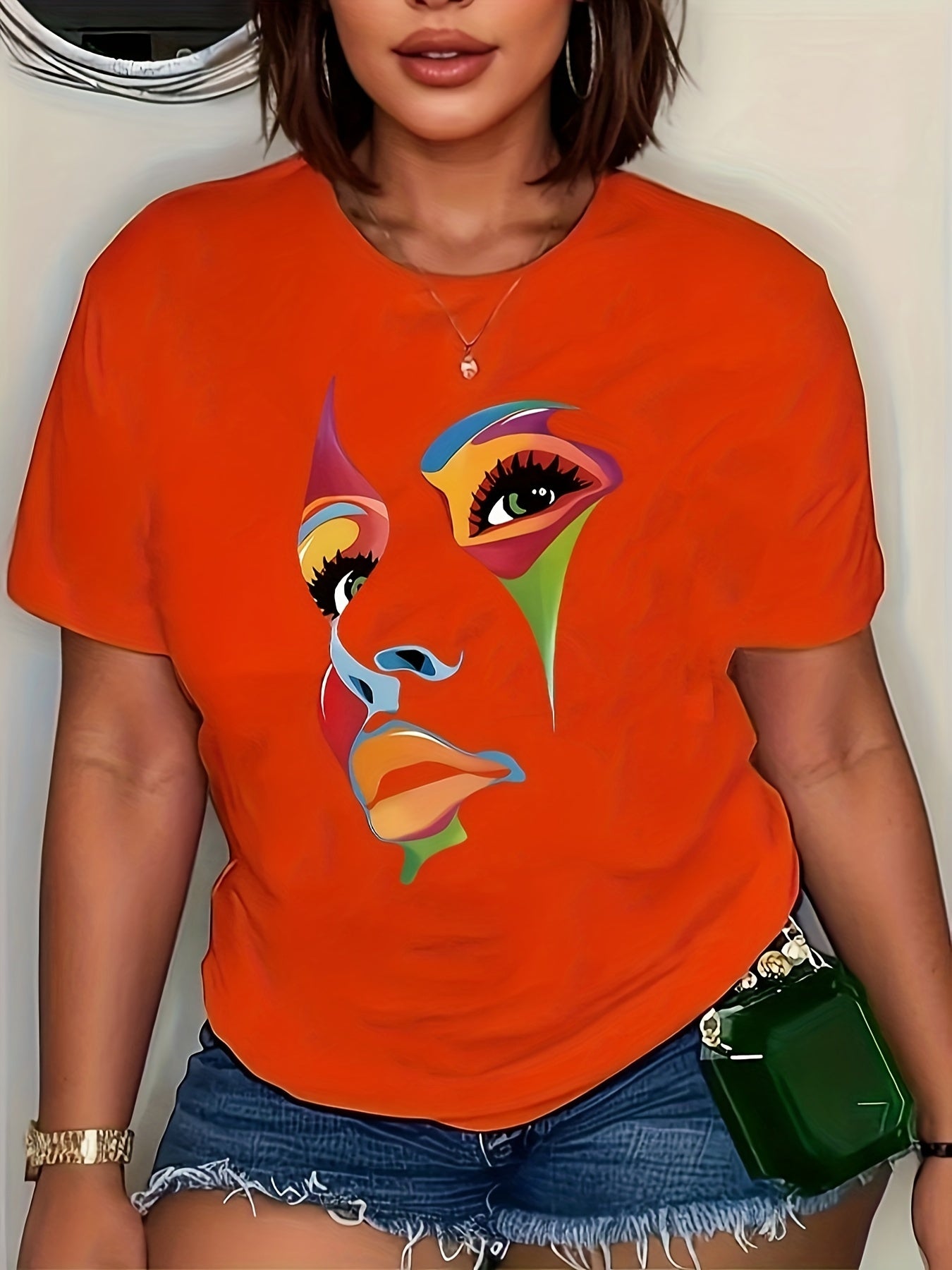 Women's Graphic Short Sleeve Workout T-Shirt