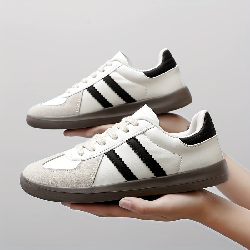 [Hot Selling] Women's Casual Retro Samba Sneakers - Lightweight, Lace-Up Low Tops with Soft Rubber Sole for All Seasons