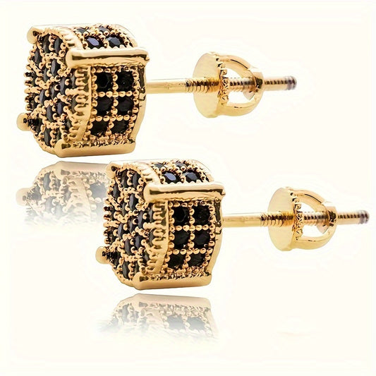 Exquisite Earrings, High-end Black Earrings, Hip-hop Jewelry, Gifts, Party Takeaways, Gift Boxes Konno Toki