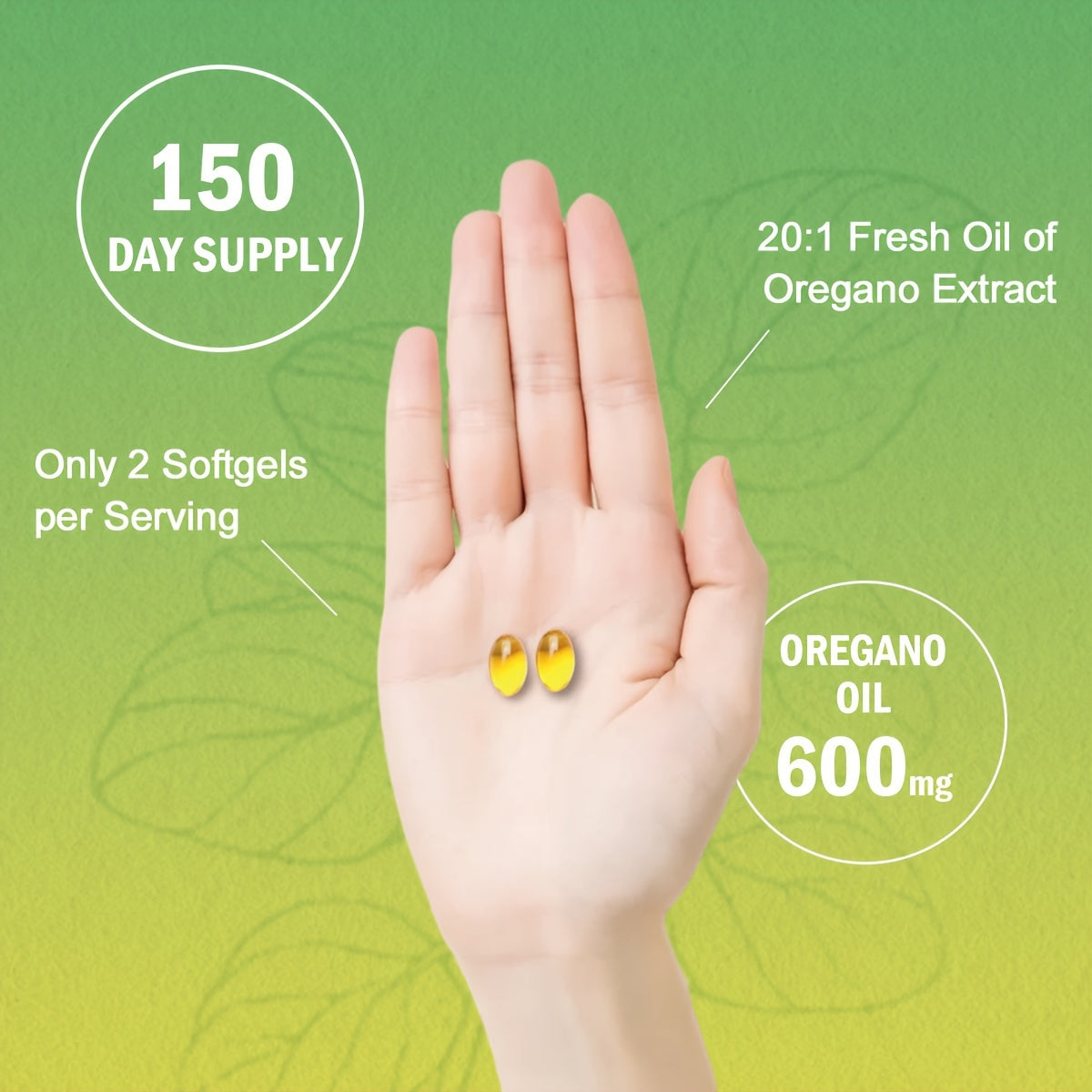 300 Counts Micro Ingredients Oregano Oil Softgels 6000mg Per Serving, 2 In 1 Formulated With Black Seed Oil, Your Wellness Routine