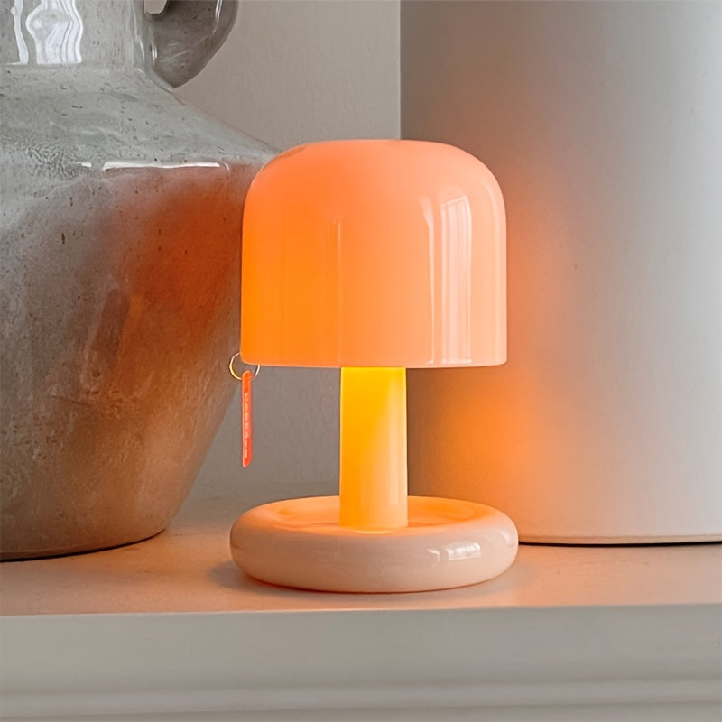 Vibrant Sunset Table Lamp - Adjustable Brightness, Rechargeable Battery, USB Powered, Compact Design for Living Room, Dorm & Bedroom Decor, Perfect Gift Idea for Friends and Family